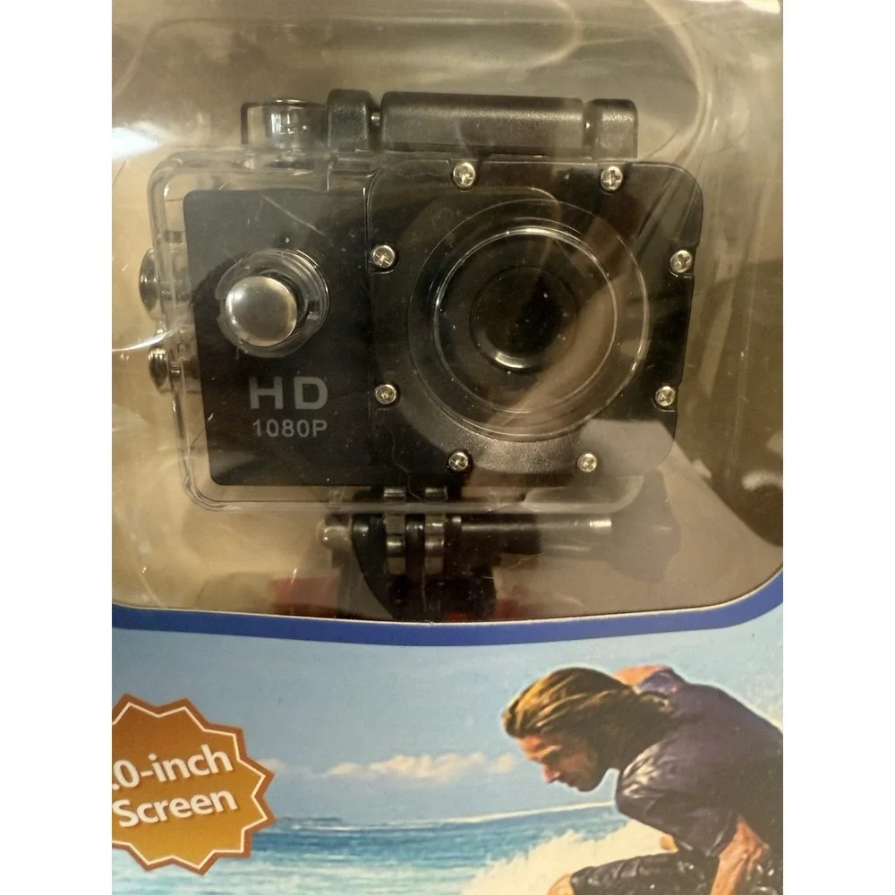 Sports Cam 1080p, 2.0 Inch Screen, waterproof 30M, Full‎ HD 1080p